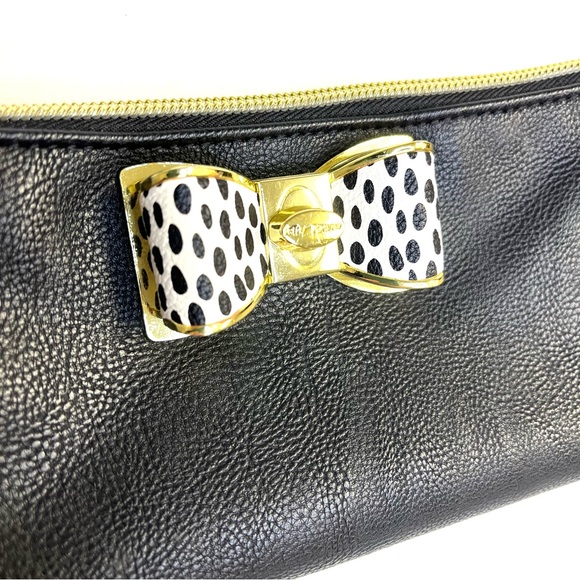 Betsey Johnson Black Fold-over Clutch - Picture 4 of 8